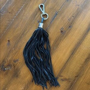 Black Tassel Keychain